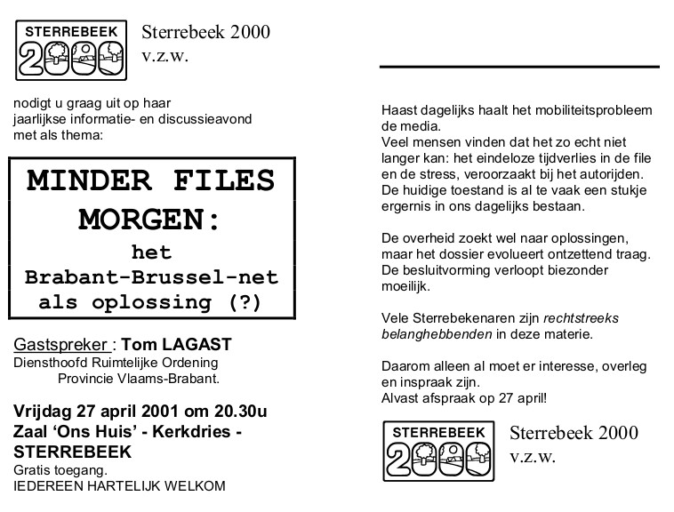 MINDER FILES MORGEN: het Brabant-Brussel-net als oplossing (?)