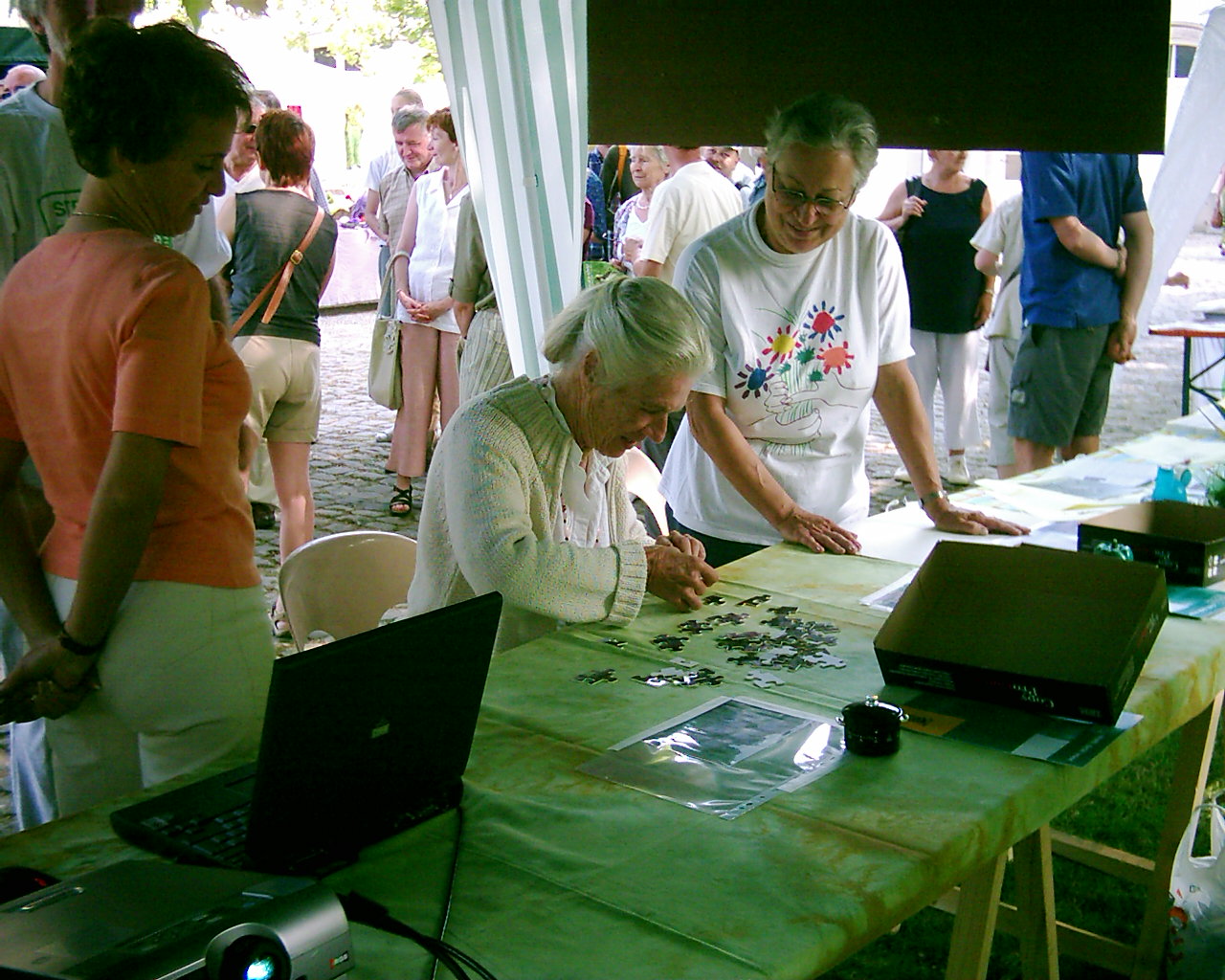 Infostand op de Parkfeesten 2005