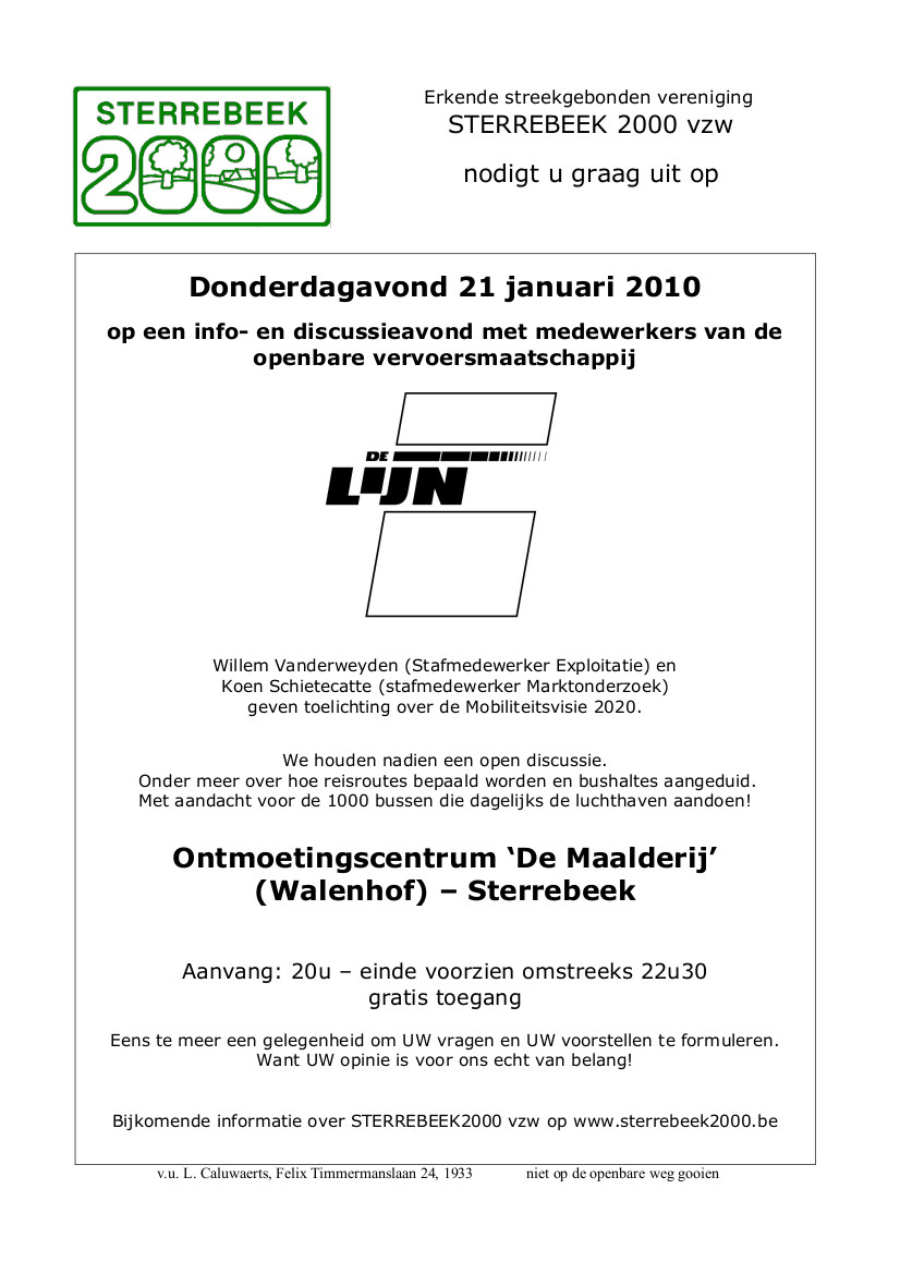 Laat je horen en zeg je gedacht: ‘de Lijn’ kwam naar ons toe!