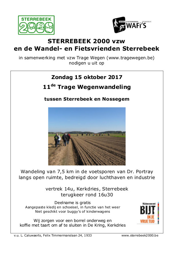 11de Trage Wegenwandeling tussen Sterrebeek en Nossegem