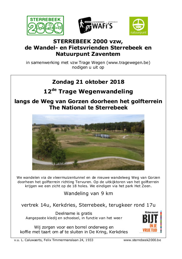 12de Trage Wegenwandeling langs de Weg van Gorzen