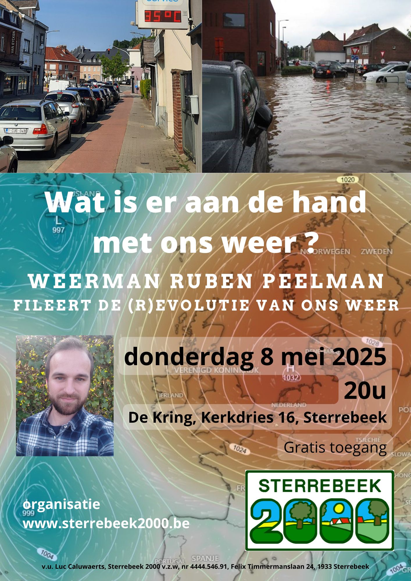 Infoavond met weerman Ruben Peelman