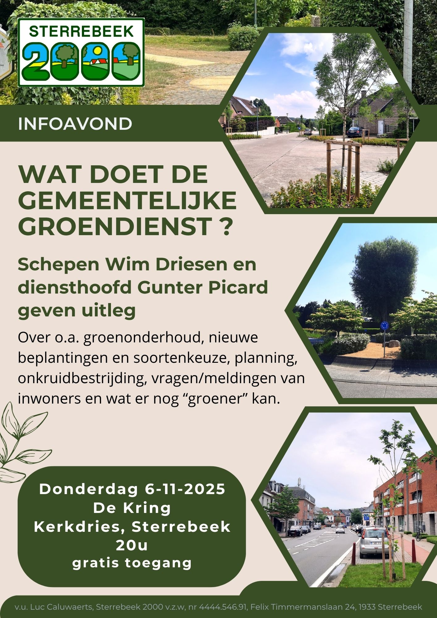 Wat doet de gemeentelijke groendienst ?